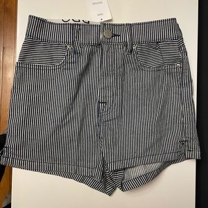 NWT BDG UO Pin Up Super High Rise pinstripe shorts - 25